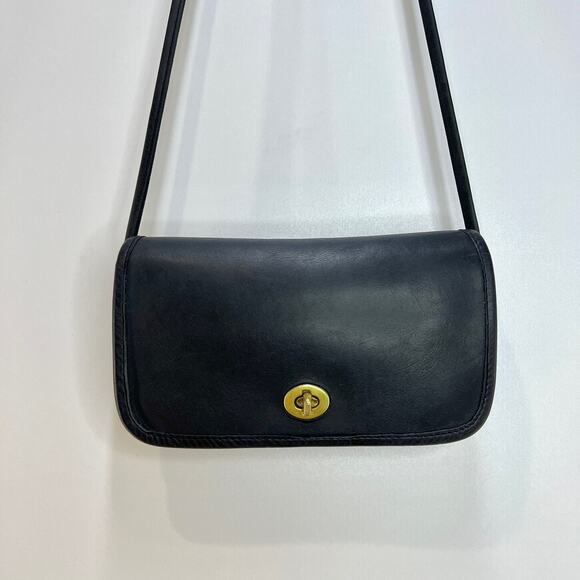 Coach Handbags - Coach Dinky Bag 9375 Leather Navy Blue Handbag Crossbody Purse